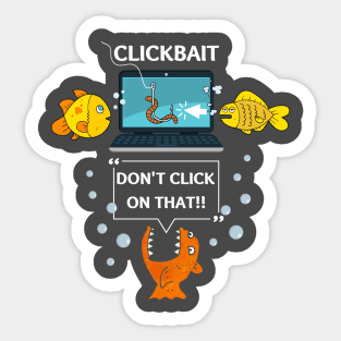 Funny ClickBait Sticker